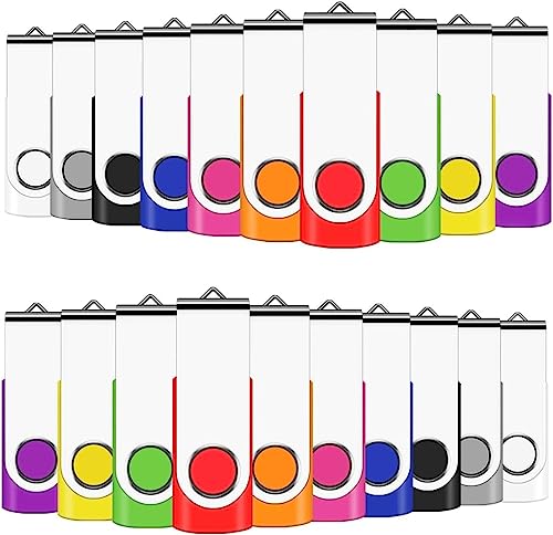 USB-Sticks 4GB 50 stück USB 2.0 Speicherstick Memory Stick Flash Drives Daten Mehrfarbig (4GB, Mehrfarbig-50) von EASTBULL