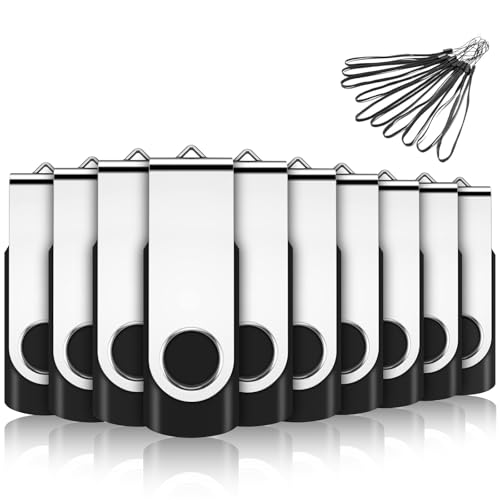EASTBULL USB Sticks 2GB 10 stück Speicherstick USB 2.0 Memory Sticks Pen Drives DataTraveler USB-Sticks 10er USB Flash Driv von EASTBULL