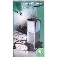 Easy Connect - Viereckige Sockelleuchte Halogen 32W ed 30cm Gartenleuchte Wegeleuchte Aussenlampe von EASY CONNECT