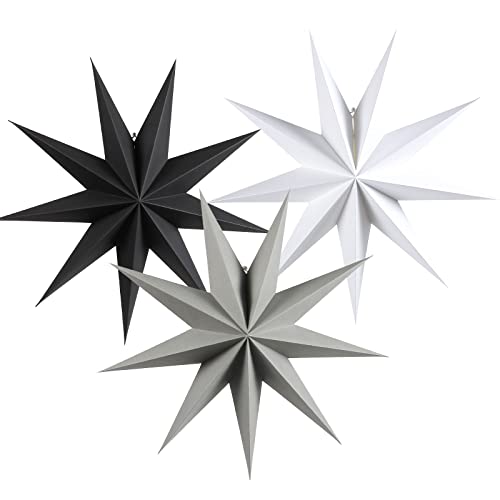 EASY JOY 3D Stern Papier zum Aufhängen, Dekoration Geburtstag Hochzeit Schlafzimmer Deko Graduierung Party 3 Stück 60 cm EASY JOY 3D Stern Papier zum Aufhängen, Dekoration Geburtstag Hochzeit Schlafzimmer Deko Graduierung Party 3 Stück 60 cm von EASY JOY