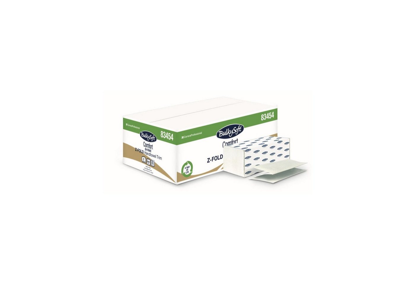 EASYDRY Papierhandtuch Papiertücher BulkySoft® comfort z-fold Falthandtuchpapier von EASYDRY