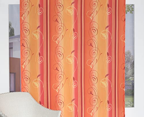EASYHomefashion Vorhang Verdunkelungsvorhang Verdunkelungs Vorhänge Dekoschal Gardine Blickdicht Blackout Napoli 160 x 145 cm von EASYHomefashion