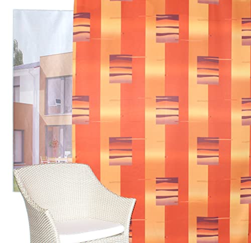 EASYHomefashion Vorhang Verdunkelungsvorhang Verdunkelungs Vorhänge Dekoschal Gardine Blickdicht Blackout SONNINO 125 x 145 cm von EASYHomefashion