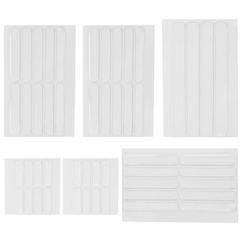 50 Stück Möbelstoßstangen, 3 Größen Selbstklebend Silikon Schutzpuffer für Möbel Transparent Möbelpuffer Lärm Dämpfung Pads Elastikpuffer zum Schutz von Türen, Wänden, Schubladen, Schränken von EASYKEENECOM