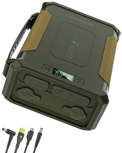 EASYLONGER ES960 CPAP Akku 96000mAh/297.6Wh Akku für CPAP Gerät CPAP Akkupack für Camping 12V 24V CPAP Powerbank für ResMed AirSense 10 AirSense 11 Aircurve 10 AirMini Philips Dreamstation Löwenstein von EASYLONGER