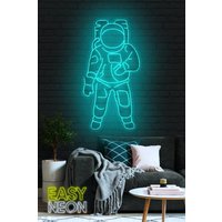 Astronaut Neon Schild - Licht, Led Schild, Schlafzimmer Wandschild von EASYNEON