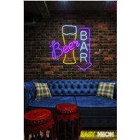 Bier Leuchtreklame, Bar Home Pub Schilder, Wanddekoration, Neon Kunst, Party Hauswanddekoration Bier Leuchtreklame, Bar Home Pub Schilder, Wanddekoration, Neon Kunst, Party Hauswanddekoration von EASYNEON