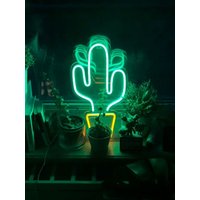 Kaktus Neon Schild | Neonlicht Neonlicht Led Wandschild Schlafzimmer von EASYNEON