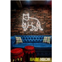 Katzenlampe, Katze Neon Schild, Lampe, Katzenbesitzer Geschenk, Geschenke Für Katzenbesitzer, Kunst Über Dem Bett von EASYNEON