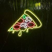 Pizzastück - Led Neon Schild, Wanddekoration, Wandschild, Neonlichter, Weihnachtsgeschenk Pizzastück - Led Neon Schild, Wanddekoration, Wandschild, Neonlichter, Weihnachtsgeschenk von EASYNEON