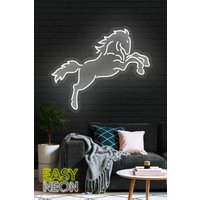 Reitsport Neon Schild, Rennsport, Pferde, Reiten, Led Neon Schild von EASYNEON