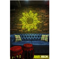 Sonne Neon Schild - Led Schild, Wanddekoration, Wandschild, Sonnenuntergang Led Sonnenaufgang Zeichen, Suny Natur Space von EASYNEON