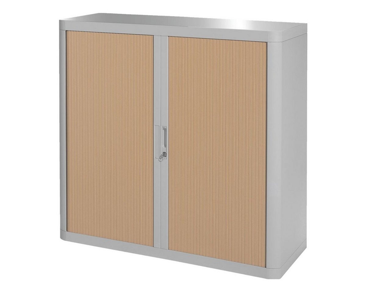 EASYOFFICE Rollladenschrank easyOffice Korpus grau, Lamellen farbig, Griff farbig EASYOFFICE Rollladenschrank easyOffice Korpus grau, Lamellen farbig, Griff farbig von EASYOFFICE