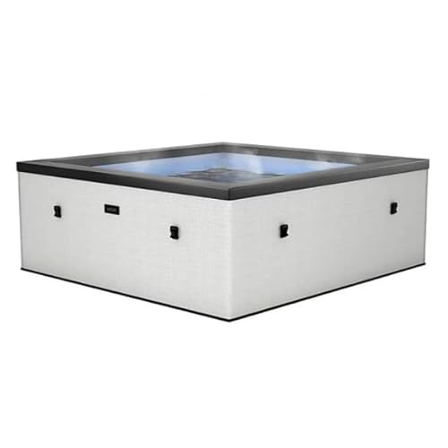 EASYSELECT Spa Netspa Idaho 6-Sitzer Pebble White – halbfest, quadratisch, Massage-Airjets, integrierte Heizung, isolierende Abdeckung, Volumen 1100 l, Ø 180 x H 70 cm EASYSELECT Spa Netspa Idaho 6-Sitzer Pebble White – halbfest, quadratisch, Massage-Airjets, integrierte Heizung, isolierende Abdeckung, Volumen 1100 l, Ø 180 x H 70 cm von EASYSELECT