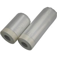 Maler Abdeckfolie mit Kreppband Malerkrepp Abdeckplane 2 Rollen von EASYWORK