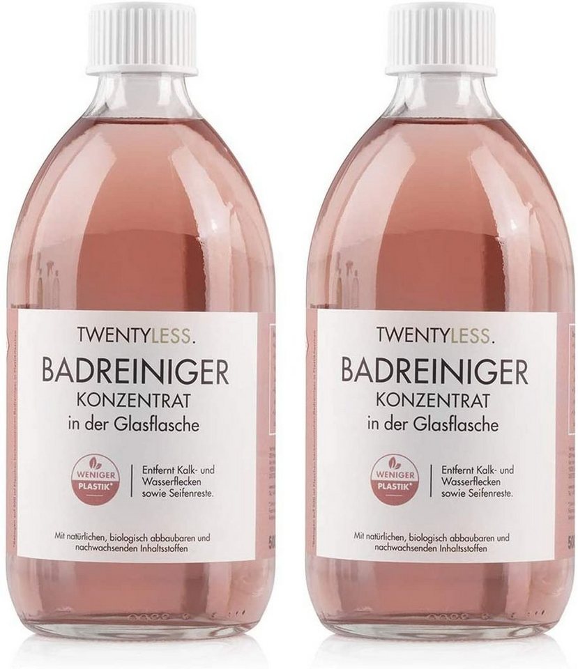 EASYmaxx Badewanne TWENTYLESS Badreiniger Reinigungs-Set 1000 ml Konzentrat + Sprühflasche von EASYmaxx