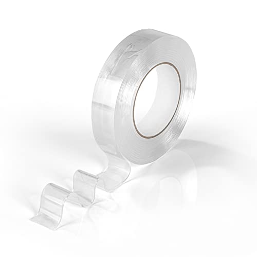 EASYmaxx Doppelseitiges Klebeband transparent 5M | abwaschbar, wiederverwendbar, rückstandslos zu entfernen | für Teppiche, Wandbilder, Fotos, Bilderrahmen, Deko u.v.m EASYmaxx Doppelseitiges Klebeband transparent 5M | abwaschbar, wiederverwendbar, rückstandslos zu entfernen | für Teppiche, Wandbilder, Fotos, Bilderrahmen, Deko u.v.m von EASYmaxx