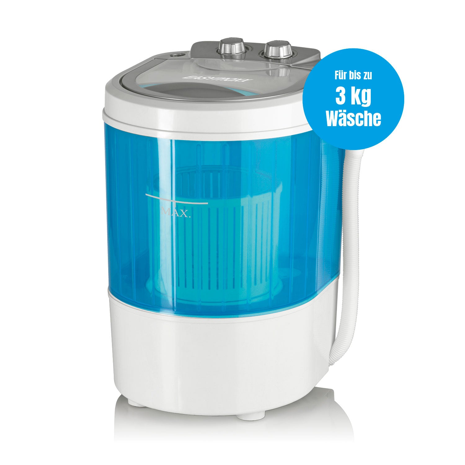 Mini-Waschmaschine - 260 Watt - weiß/blau von EASYmaxx