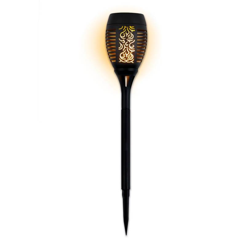 Solar-Fackel mit LED-Flammeneffekt - schwarz von EASYmaxx
