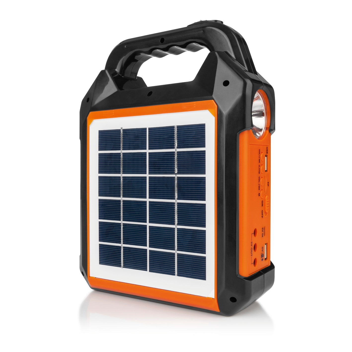Solar-Generator Kit 4500mAh - schwarz/orange von EASYmaxx