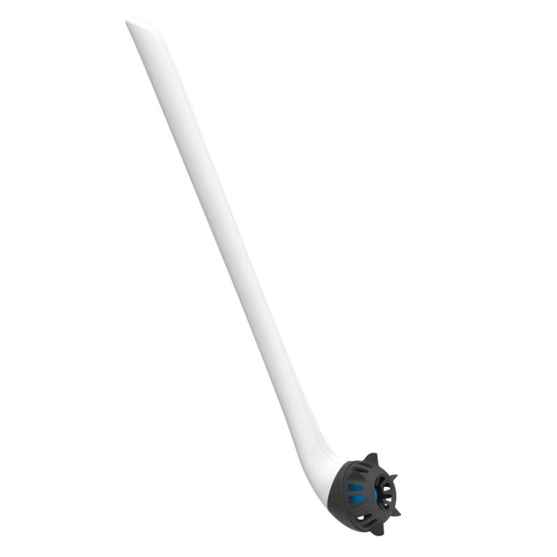WC-Bürste - 2 in 1-Klick-System - weiß/schwarz von EASYmaxx