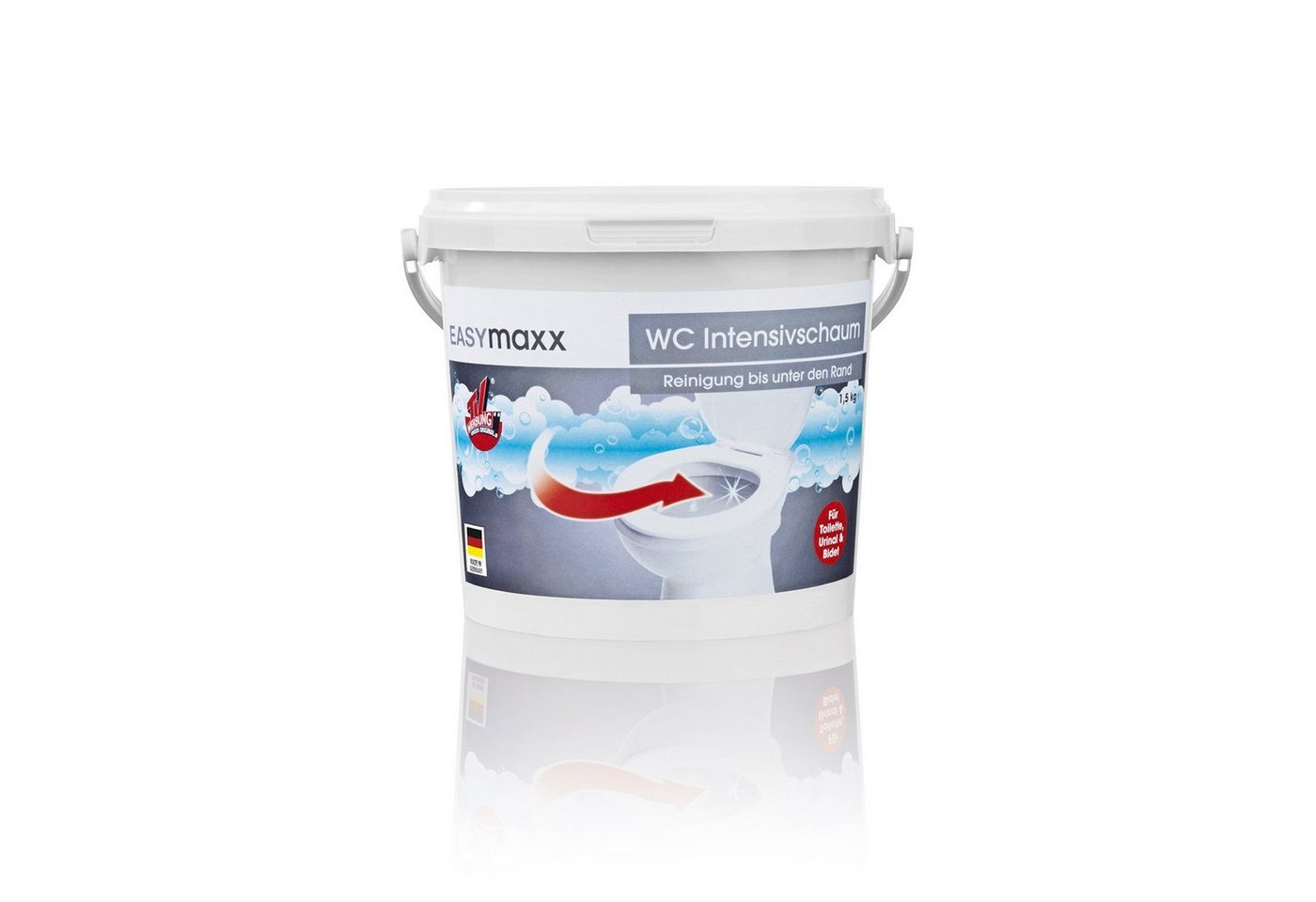 EASYmaxx WC Intensiv-Schaum WC-Reiniger (1-St. Extra starker selbstreinigender Kraftschaum auf Sauerstoffbasis) von EASYmaxx