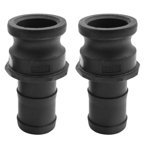 EATAKWARD 2 Stück E-150 1-1/2 Zoll Camlock-Kupplungssatz, Polypropylen-Außencamlock mit Außengewinde, geeignet für industrielle chemische Rohrleitungen EATAKWARD 2 Stück E-150 1-1/2 Zoll Camlock-Kupplungssatz, Polypropylen-Außencamlock mit Außengewinde, geeignet für industrielle chemische Rohrleitungen von EATAKWARD