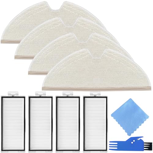 EATBALE 8-teiliges Zubehörset für Roborock Q8 Max / Q8 Max+ / Q5 Pro / Q7 / Q7+ / Q7 Max / Q7 Max+ Staubsaugerroboter 4 HEPA-Filter 4 Wischtücher Wischmopp Mopptuch Ersatzset Aufsatzersatzteile EATBALE 8-teiliges Zubehörset für Roborock Q8 Max / Q8 Max+ / Q5 Pro / Q7 / Q7+ / Q7 Max / Q7 Max+ Staubsaugerroboter 4 HEPA-Filter 4 Wischtücher Wischmopp Mopptuch Ersatzset Aufsatzersatzteile von EATBALE