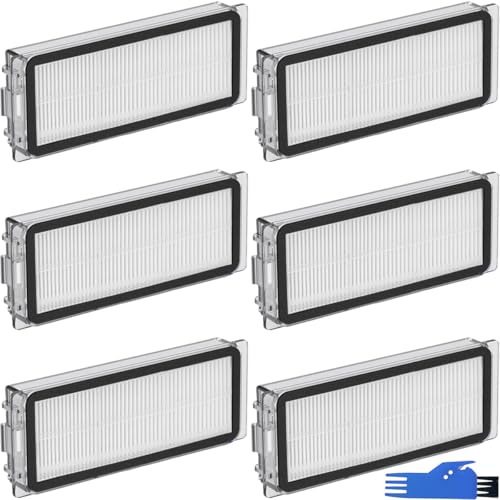 EATBALE D9 Max Ersatzteile HEPA Filter Kit für Dreame D9 / D9 Pro / D9 Max / D10s Pro / L10 Pro Roboter Staubsauger Staubsauger Filter Universal Aufsatz Verbrauchsmaterial Zubehör Kit (6 Stck) von EATBALE