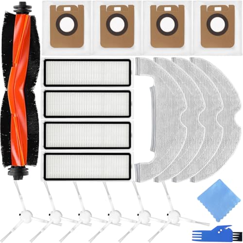 EATBALE Ersatzteile für Dreame D10 Plus / Z10 Pro / L10 Plus Staubsaugerroboter Zubehörset Ersatz 1 Hauptbürste 6 Seitenbürsten 4 Staubsaugerbeutel 4 HEPA-Filter 4 Wischtuch Wischmopp Ersatzteile EATBALE Ersatzteile für Dreame D10 Plus / Z10 Pro / L10 Plus Staubsaugerroboter Zubehörset Ersatz 1 Hauptbürste 6 Seitenbürsten 4 Staubsaugerbeutel 4 HEPA-Filter 4 Wischtuch Wischmopp Ersatzteile von EATBALE