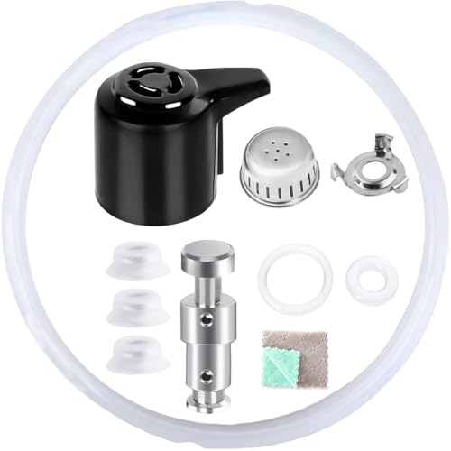 EATBALE Ersatzteile für Instant Pot Duo 5, 6 Quart Qt IP-DUO50 IP-DUO6 mit Dichtungsring Dampfablassventil Schwimmerventil Schwimmerventil Dichtungen Anti-Clog-Schild Anti-Clog-Schild Halterung von EATBALE