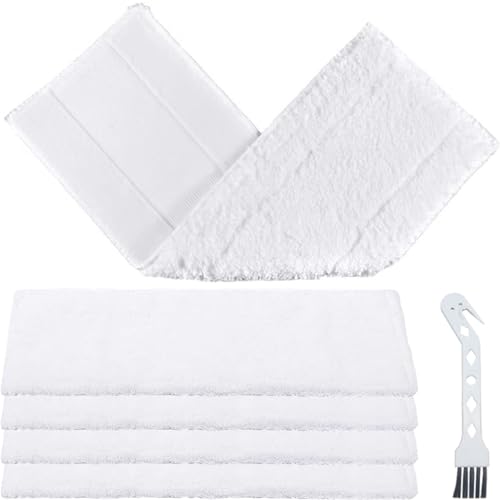 EATBALE Mikrofaser-Bodentuch für Kärcher Dampfreiniger EasyFix SC2 SC3 SC4 SC5 Serie Zubehör, Wischtücher aus hochwertiger Mikrofaser-Tuchset, waschbare Dampfreiniger Tücher (5 Stück) von EATBALE