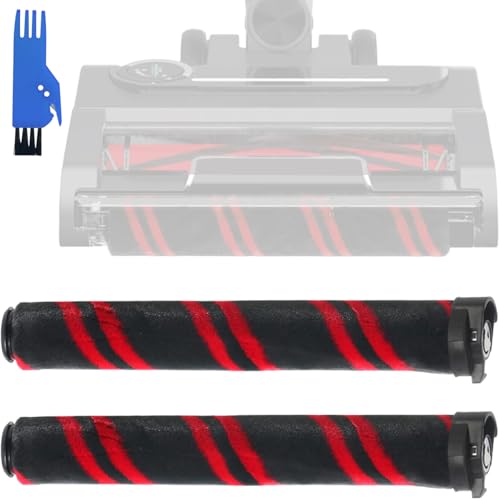 EATBALE Walzenbürsten-Ersatzteile für Shark Stratos IZ400 IZ420 Akku-Staubsauger mit Anti-Haar-Wickel Plus weicher Bürstenrolle, Universelles Mikrofaserborsten-Aufsatz-Zubehörset (2 Stück) von EATBALE