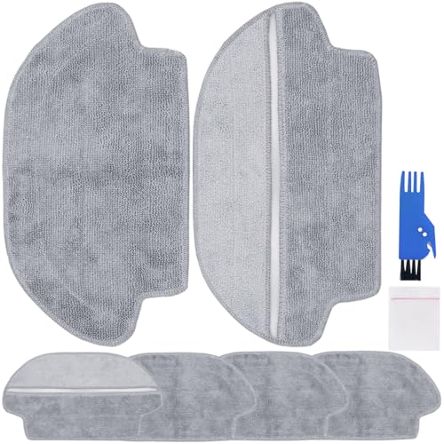 EATBALE Wischpad Ersatzteile für Xiaomi Mi Mop 2S / S12 / Mop P/Mop Pro Roboter Staubsauger XMSTJQR2S / STYTJ02YM Mikrofaser Wischtücher Waschbar Universal Ersatzteile von EATBALE