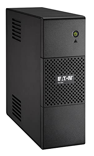 Eaton 5S 550 IEC USV - Line-Interaktiv Unterbrechungsfreie Stromversorgung - 5S550I - 550VA (4 Ausgänge IEC-C13 10A, Shutdown-Software) - Schwarz von Eaton