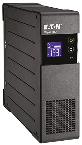 Eaton USV Ellipse PRO 1200 IEC - Line Interactive USV - ELP1200IEC - 1200VA - (8 IEC Ausgänge) - Spannungsregelung (AVR) - USV mit Display und USB-Schnittstelle (inkl. USB-Kabel) von Eaton