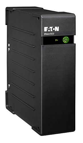 Eaton USV Ellipse ECO 800 USB IEC - Off-line Unterbrechungsfreie Stromversorgung (USV) - 800VA - EL800USBFR - USV mit USB-Schnittstelle (inkl. Kabel) - Schwarz von Eaton