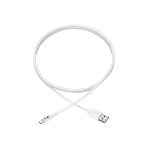 Eaton USB-A auf Lightning Lade- und Datenkabel, MFi-zertifiziert für iPhone, iPad & iPod - Weiß, 3 Fuß / 1 Meter (M100-003-WH) von Tripp Lite