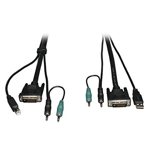 Tripp LITE 3 m Kabelsatz für B002-DUA2/B002-DUA4 Secure KVM Switches 10' (P759-010), Schwarz von Tripp Lite