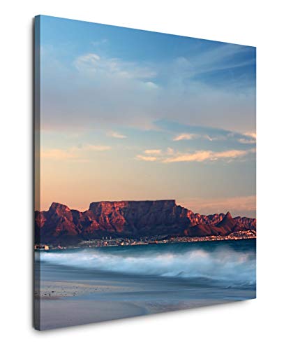 EAUZONE GmbH Tafelberg Kapstadt 60x60cm Wandbild auf Leinwand, Kunstdruck Moderne Bilder von EAUZONE GmbH