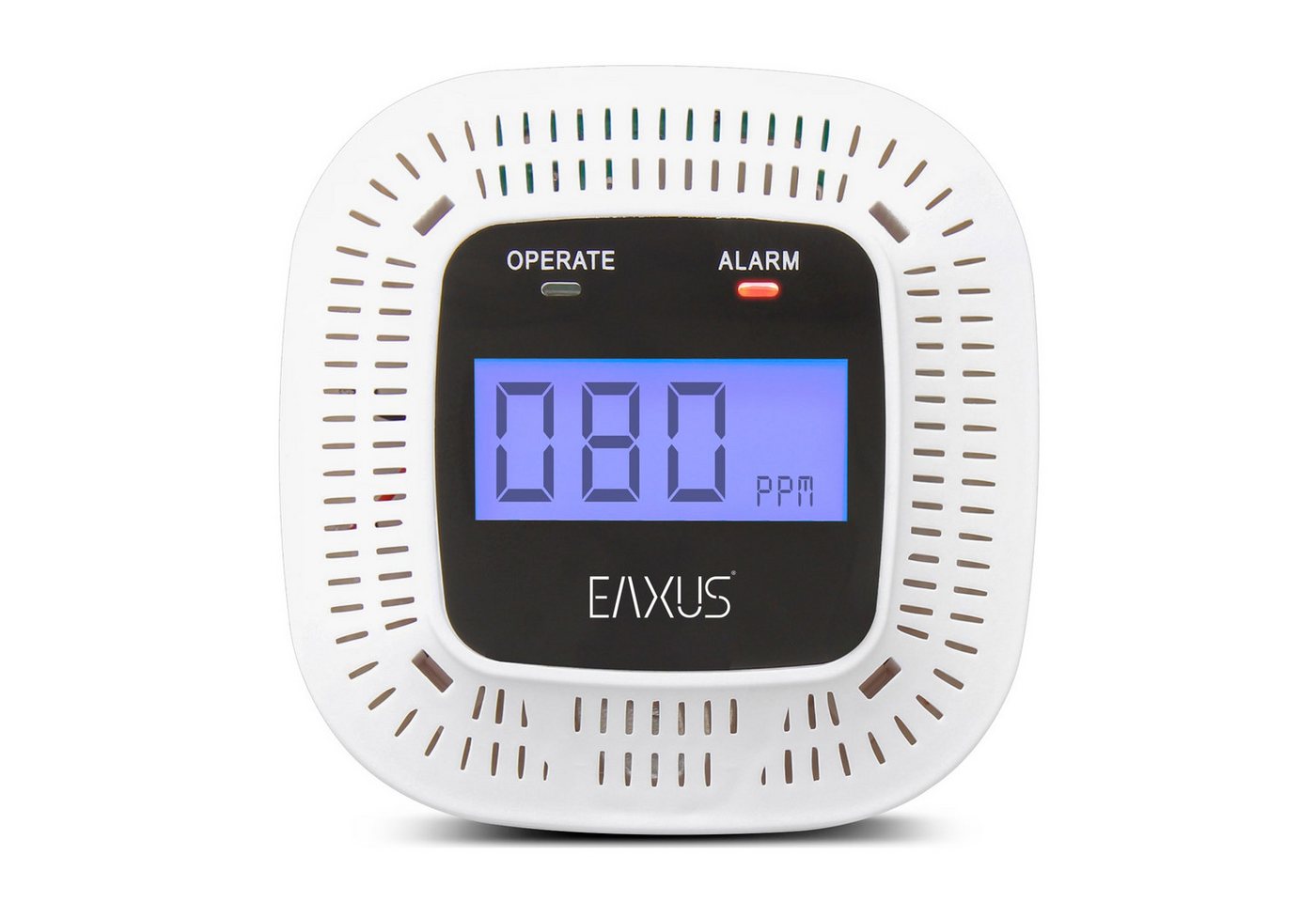 EAXUS Air-Guard Mini CO-Melder (LCD-Display, Alarm- und Lichtfunktion) von EAXUS