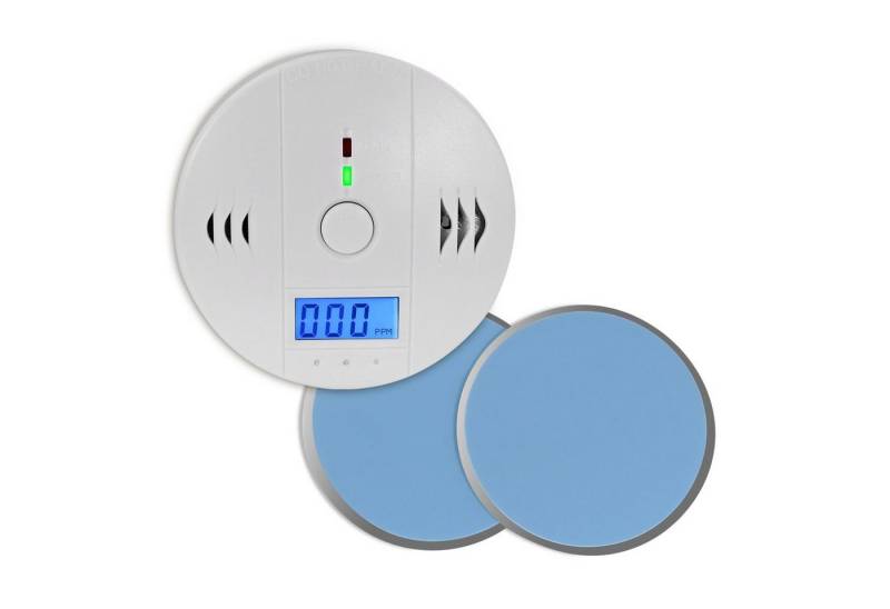 EAXUS Kohlenmonoxid Melder / Detektor - Gasmelder CO-Melder (85dB Alarm, CO-Wert im Display ablesbar, Magnethalterung optional) von EAXUS