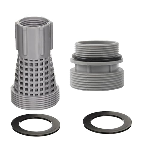 Langes kurzes Sandfilter-Adapter-Set 4560 Poolschlauch-Umwandlungsadapter-Set für Intex Hayward Coleman Poolfilterpumpenadapter, ersetzt OE 58254 4K8001 von EAYBOMC