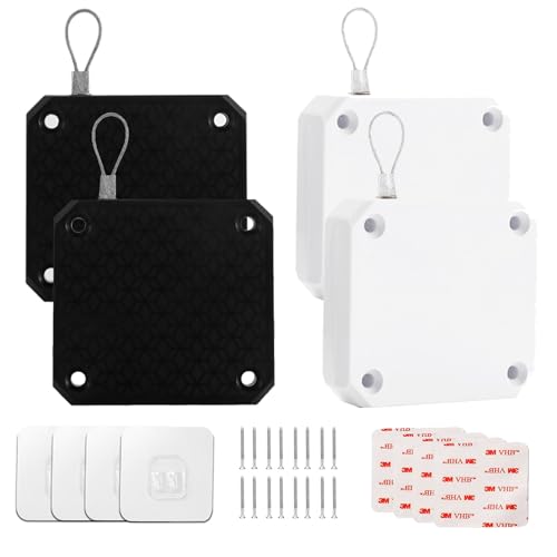 4 Stück Automatische Türschließer, Stanzfreie automatischer Türschließer mit Stahlzugschnur für Zuhause, Büro, Schlafzimmer 4 Stück Automatische Türschließer, Stanzfreie automatischer Türschließer mit Stahlzugschnur für Zuhause, Büro, Schlafzimmer von EAZHOP