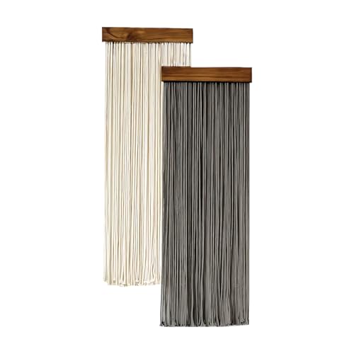 EAZHOP Wondramble Makramee Wandteppich 2 Stück, Boho makramee Wandteppich, Wohnzimmer, Schlafzimmer, Büro, WandDekoration von EAZHOP