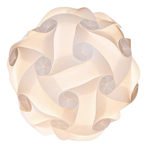 EAZY CASE Puzzle Lampe 30-Teilig, DIY Lampe I Lampenschirm in über 15 Designs, als Deckenlampe oder Stehlampe geeignet, Größe M von EAZY CASE