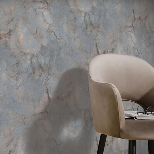 Vliestapete Linien Struktur Marmor Stein Optik Grau Beige 10360-47 von EB-Erismann