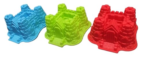 Silikon Backform XXL Burg Schloss Festung Kindergeburtstag Party 3D Kuchenform von ELITE BAGS
