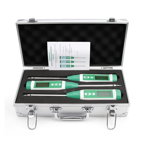 EBAYTV Bodennährstofftester, Bodentest-Kit NPK-Messrät Boden Schnellwirkender Stickstoff-/Phosphor-/Kaliumtester Nährstoffanalysatoren for den Pflanzenanbau(Upgraded Box) von EBAYTV