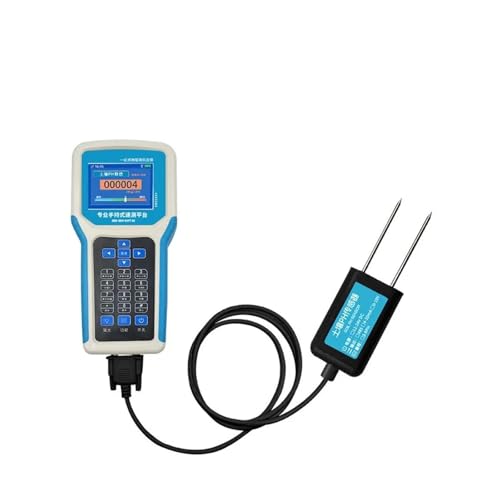 EBAYTV Bodennährstofftester, Intellinter tragbarer Handheld-Bodentachometer-Sensor Temperatur und Feuchtigkeit EC PH NPK-Detektor mit englischer Anzei(T and H and PH) von EBAYTV